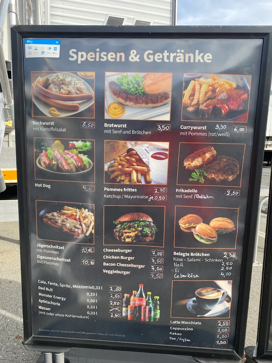 Speisekarte, Golden Diner