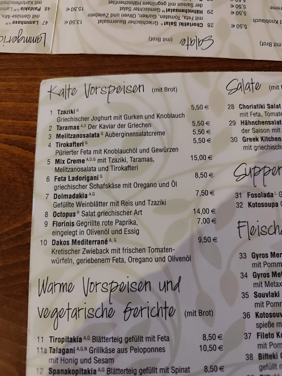 Speisekarte photo 3