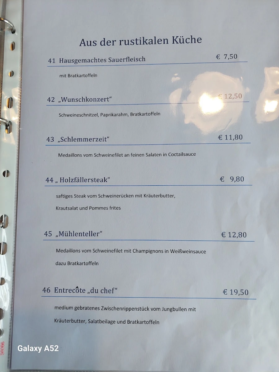 Speisekarte photo 2