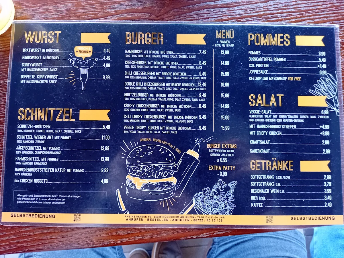 Speisekarte, BRUTZELHAUS - Rüdesheim am Rhein - 𝐁𝐮𝐫𝐠𝐞𝐫 | 𝐖𝐮𝐫𝐬𝐭 | 𝐏𝐨𝐦𝐦𝐞𝐬 | 𝐒𝐚𝐥𝐚𝐭