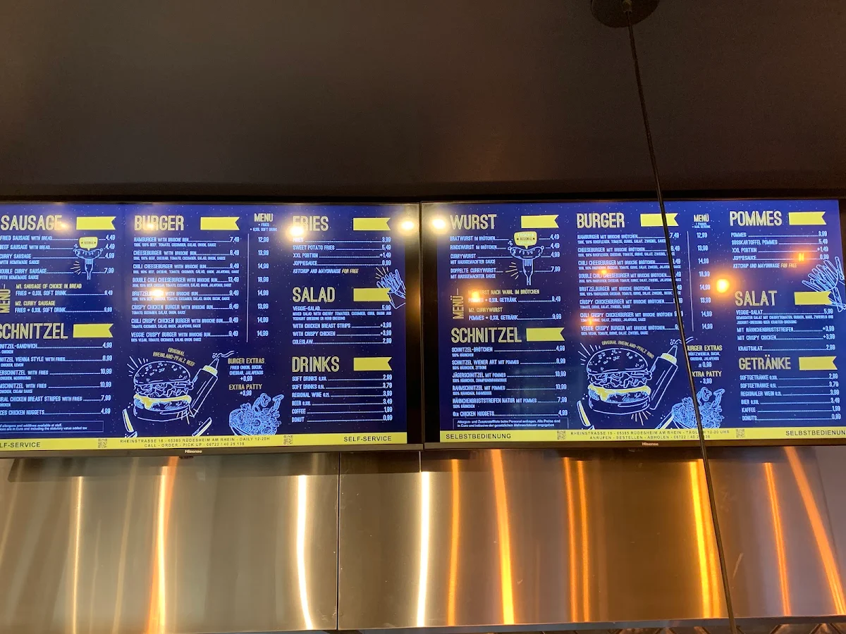 Speisekarte, BRUTZELHAUS - Rüdesheim am Rhein - 𝐁𝐮𝐫𝐠𝐞𝐫 | 𝐖𝐮𝐫𝐬𝐭 | 𝐏𝐨𝐦𝐦𝐞𝐬 | 𝐒𝐚𝐥𝐚𝐭