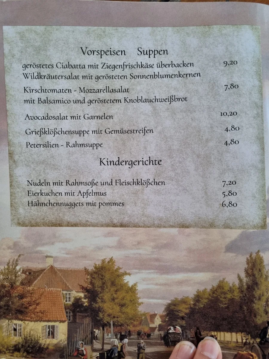 Speisekarte, Leubnitz Teichmühle