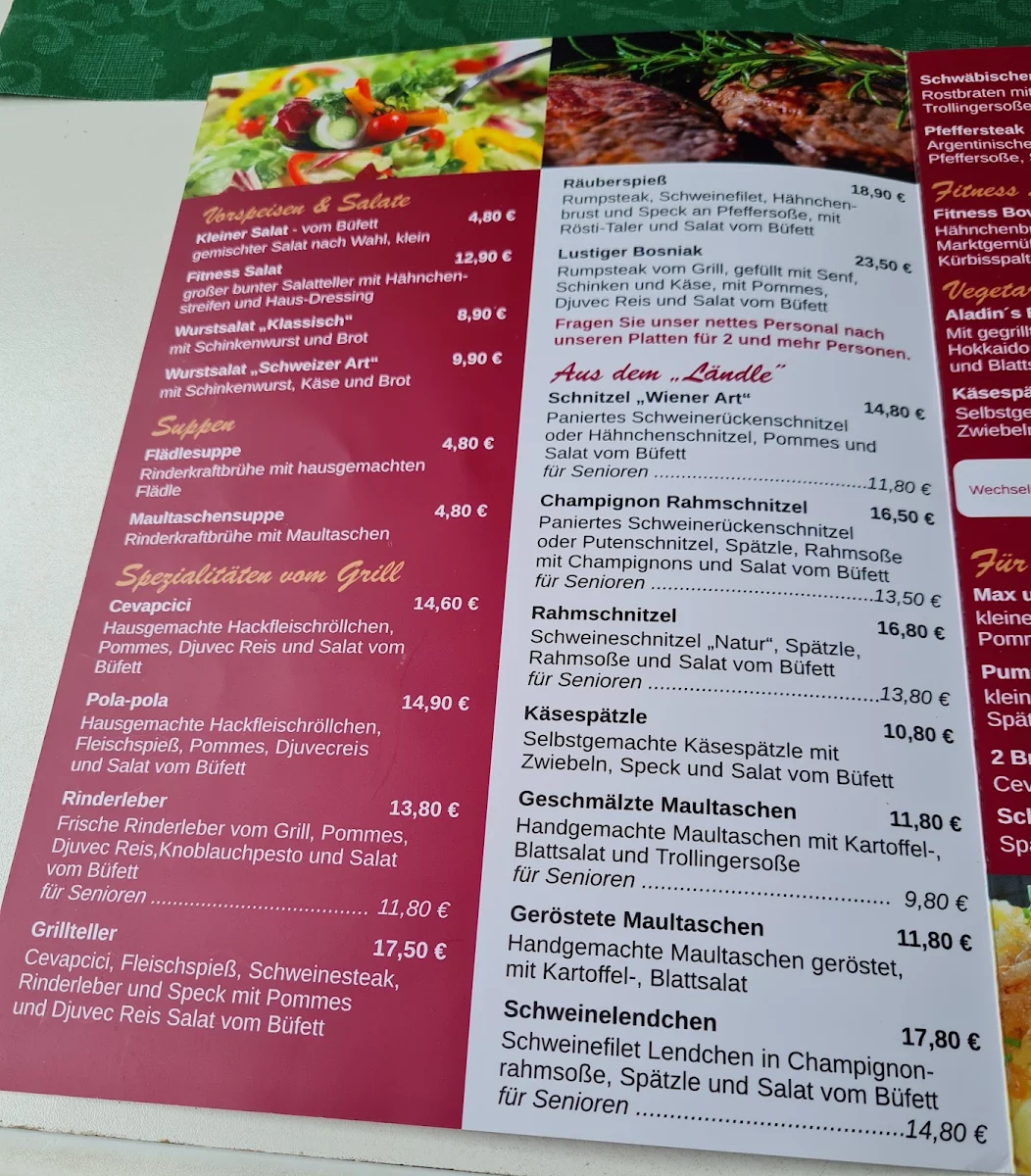 Speisekarte photo 3