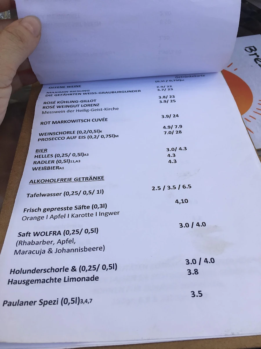 Speisekarte photo 3