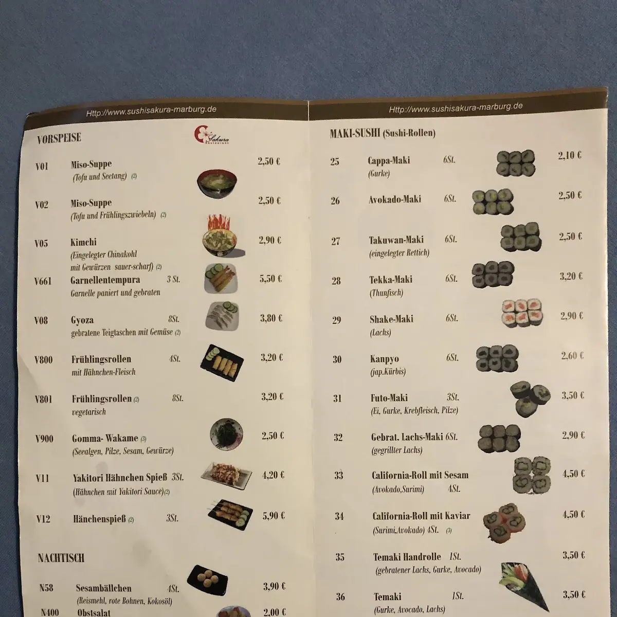 Speisekarte photo 1