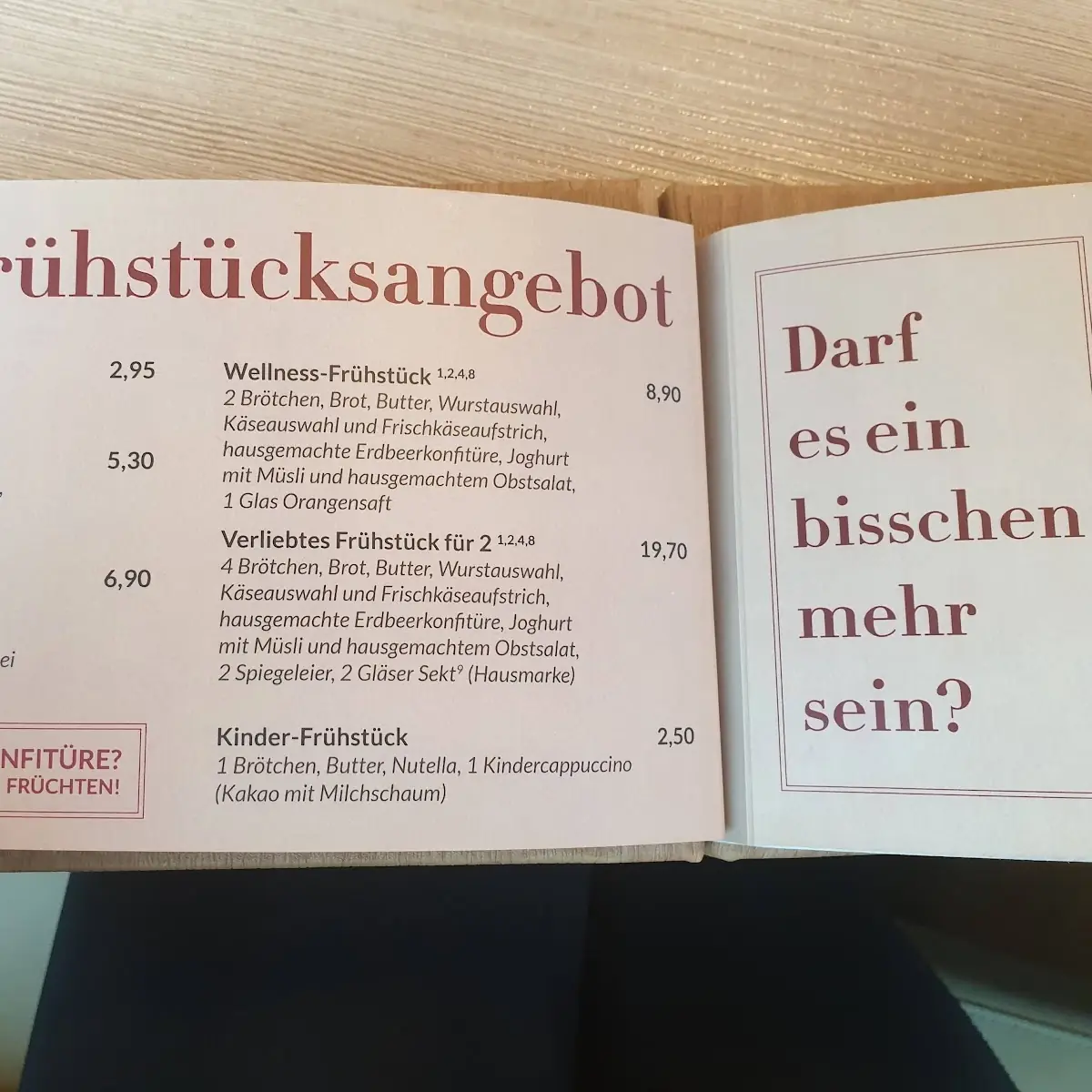 Speisekarte photo 2