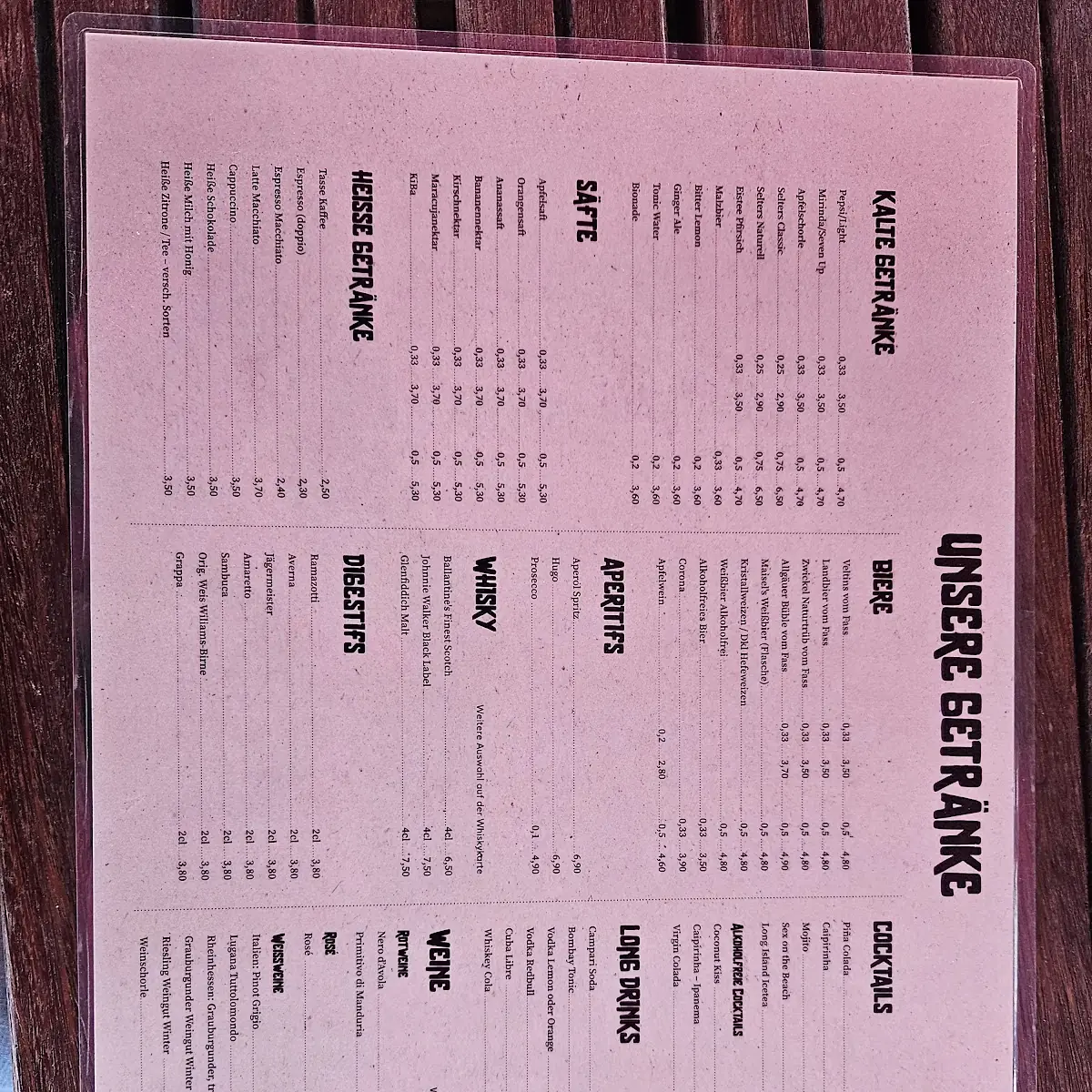 Speisekarte photo 4