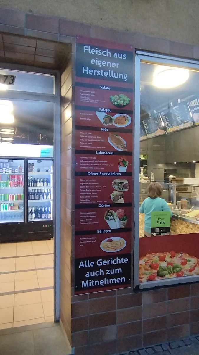 Speisekarte, Marti Imbiss - Döner