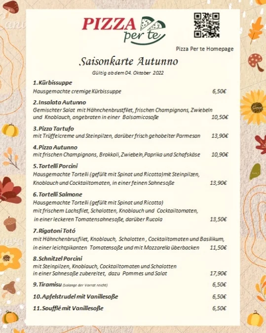 Speisekarte photo 3