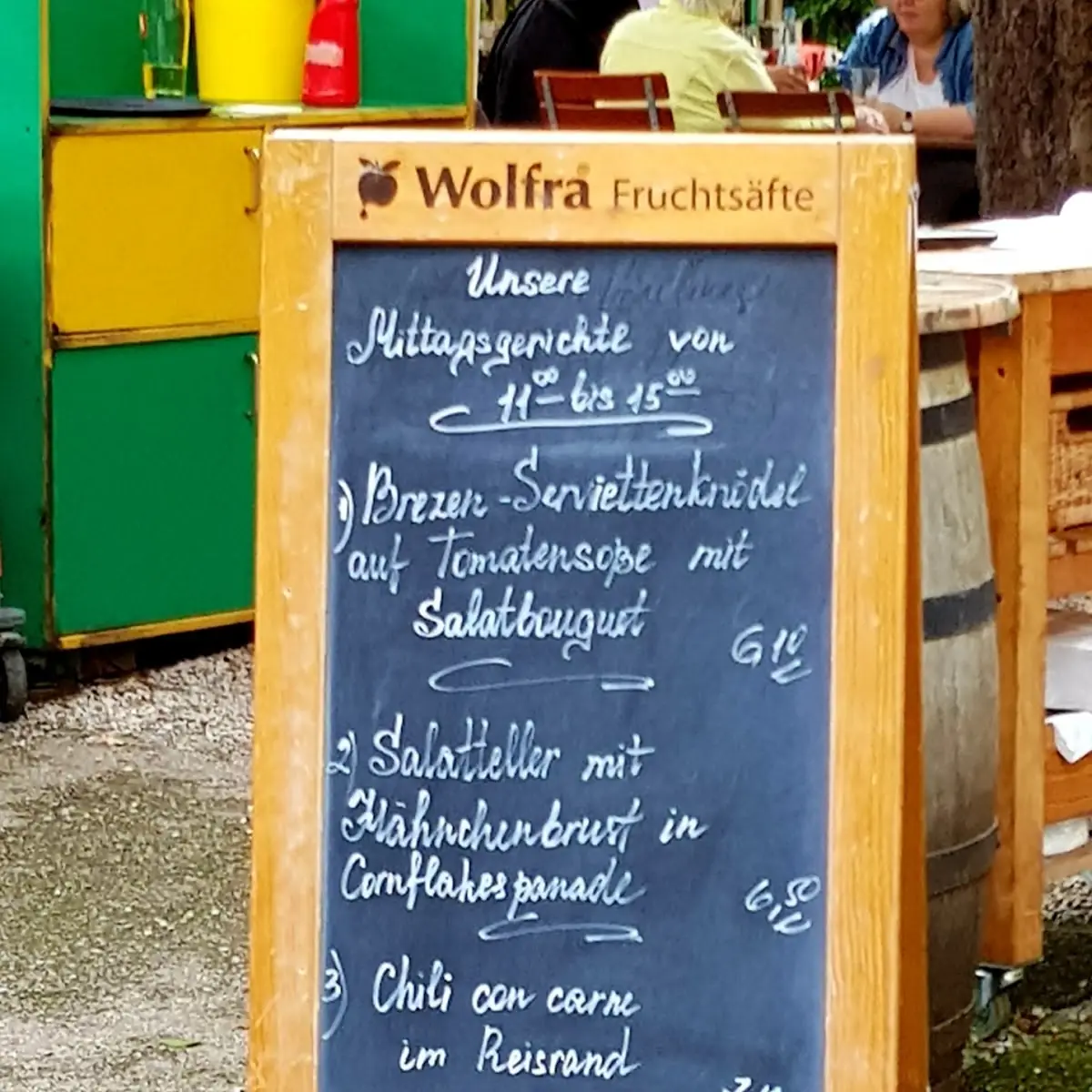 Speisekarte, Gasthaus Perlacher Hof