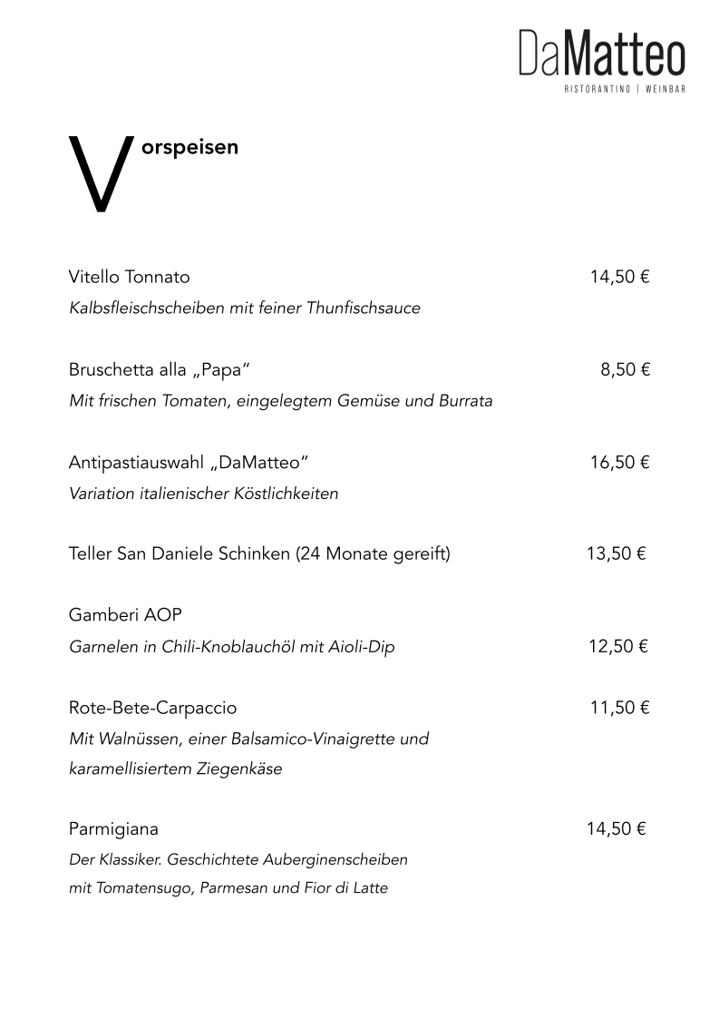 Speisekarte photo 2
