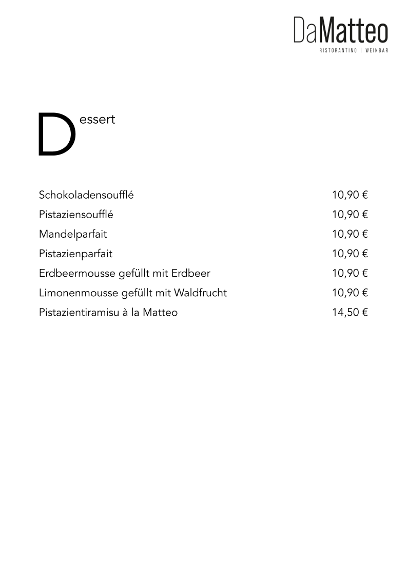 Speisekarte photo 4