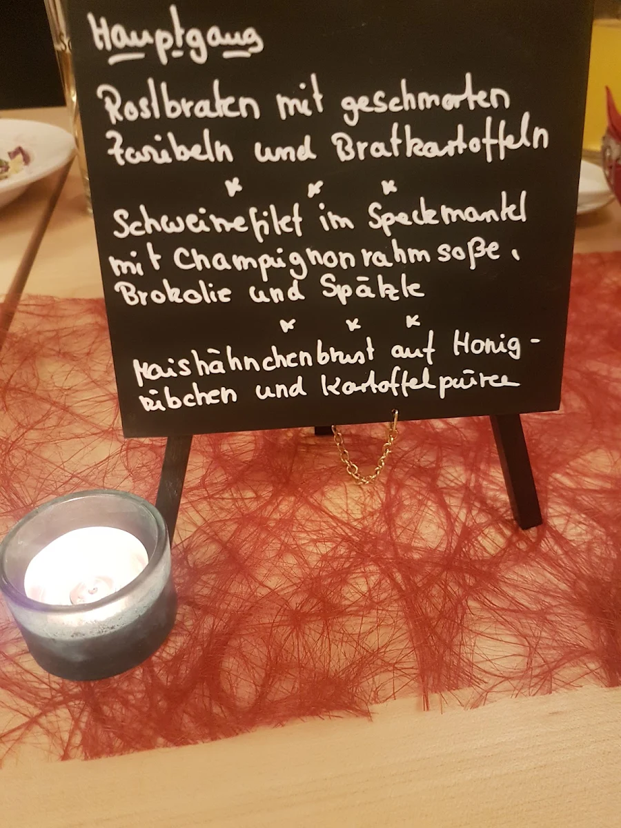 Speisekarte, Restaurant Bären
