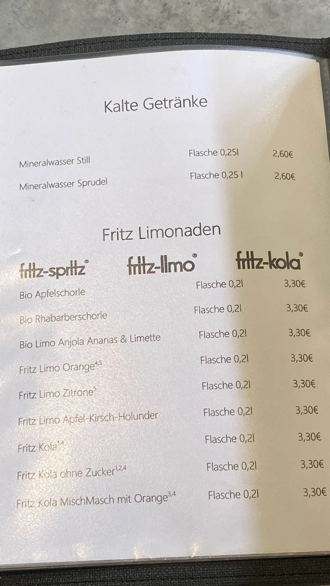 Speisekarte photo 2