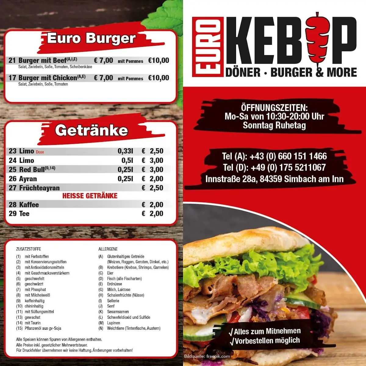 Speisekarte photo 1