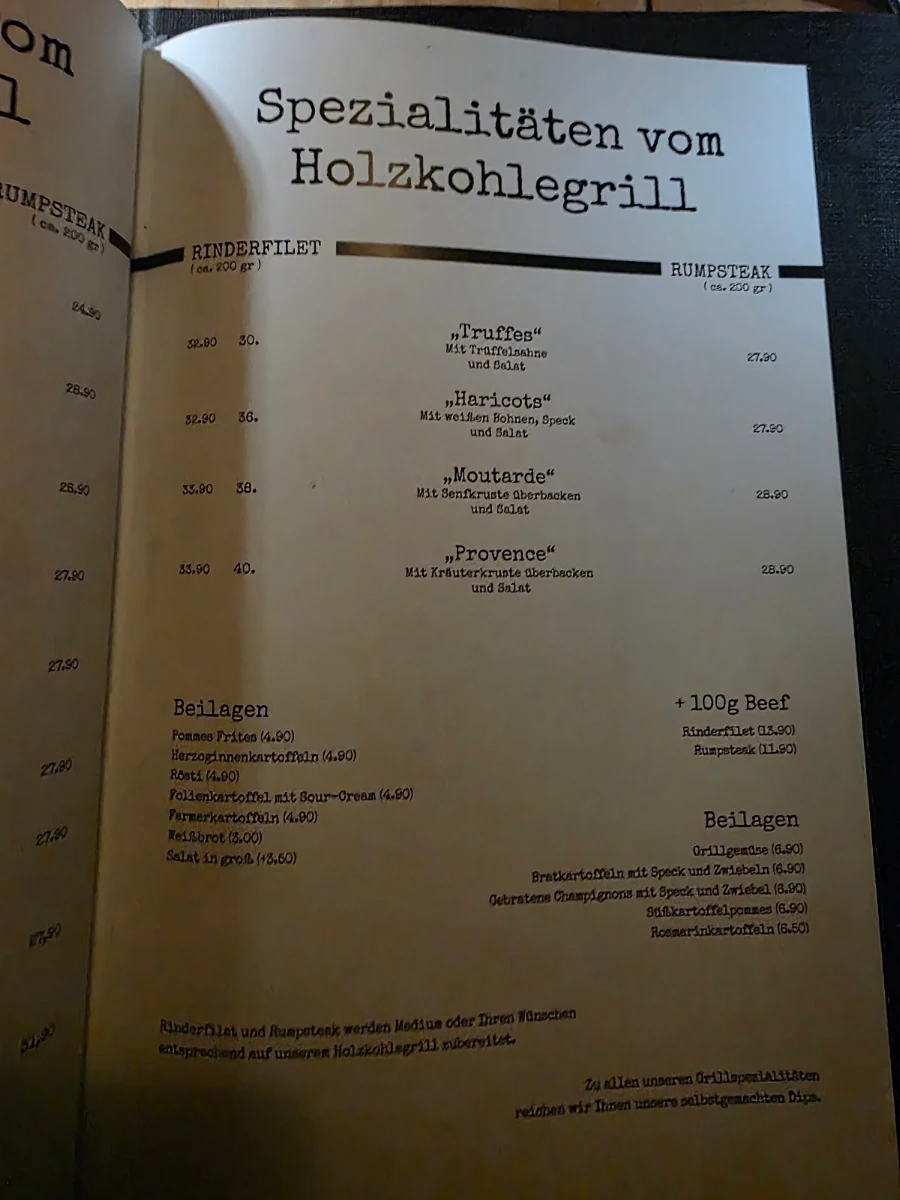 Speisekarte photo 5