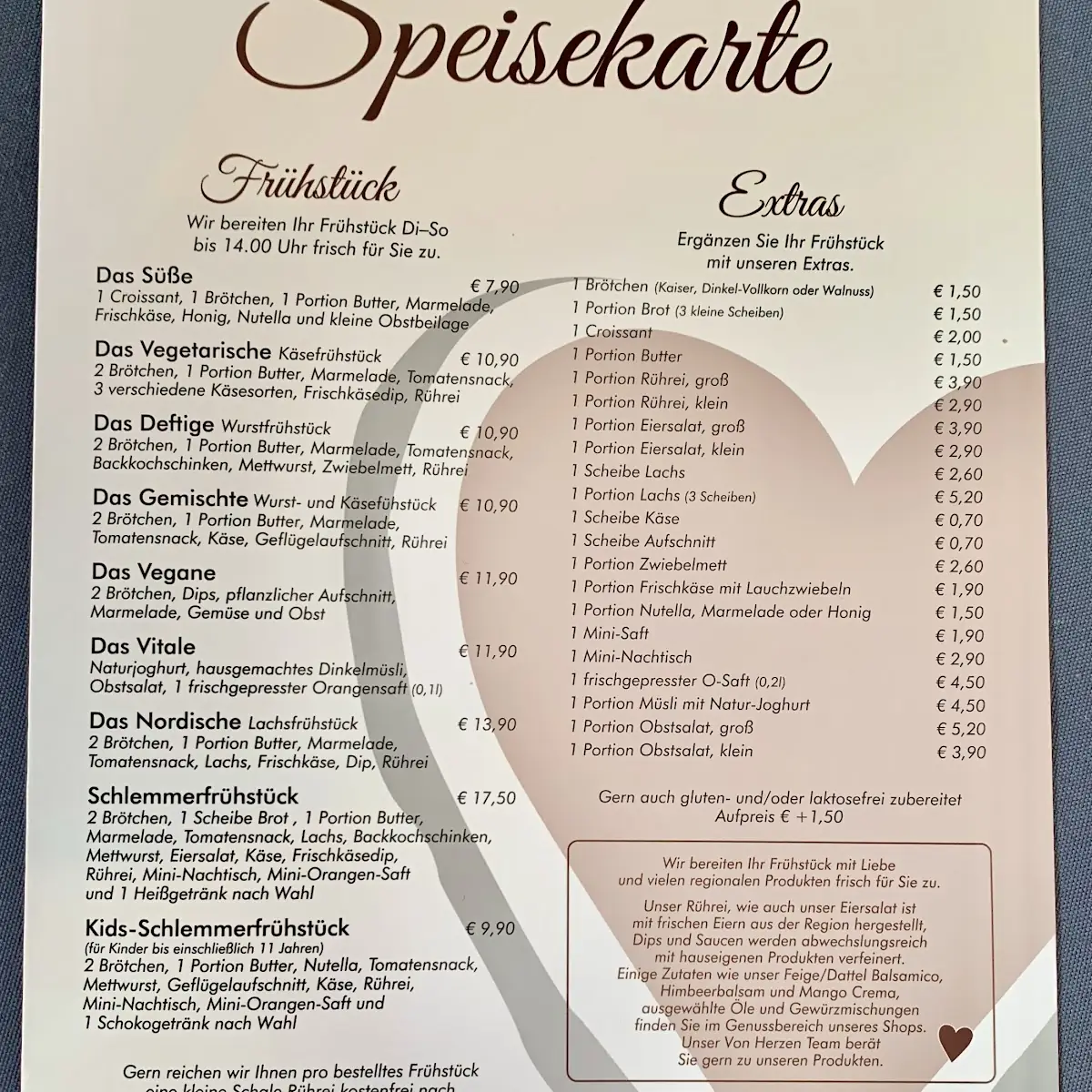 Speisekarte photo 1
