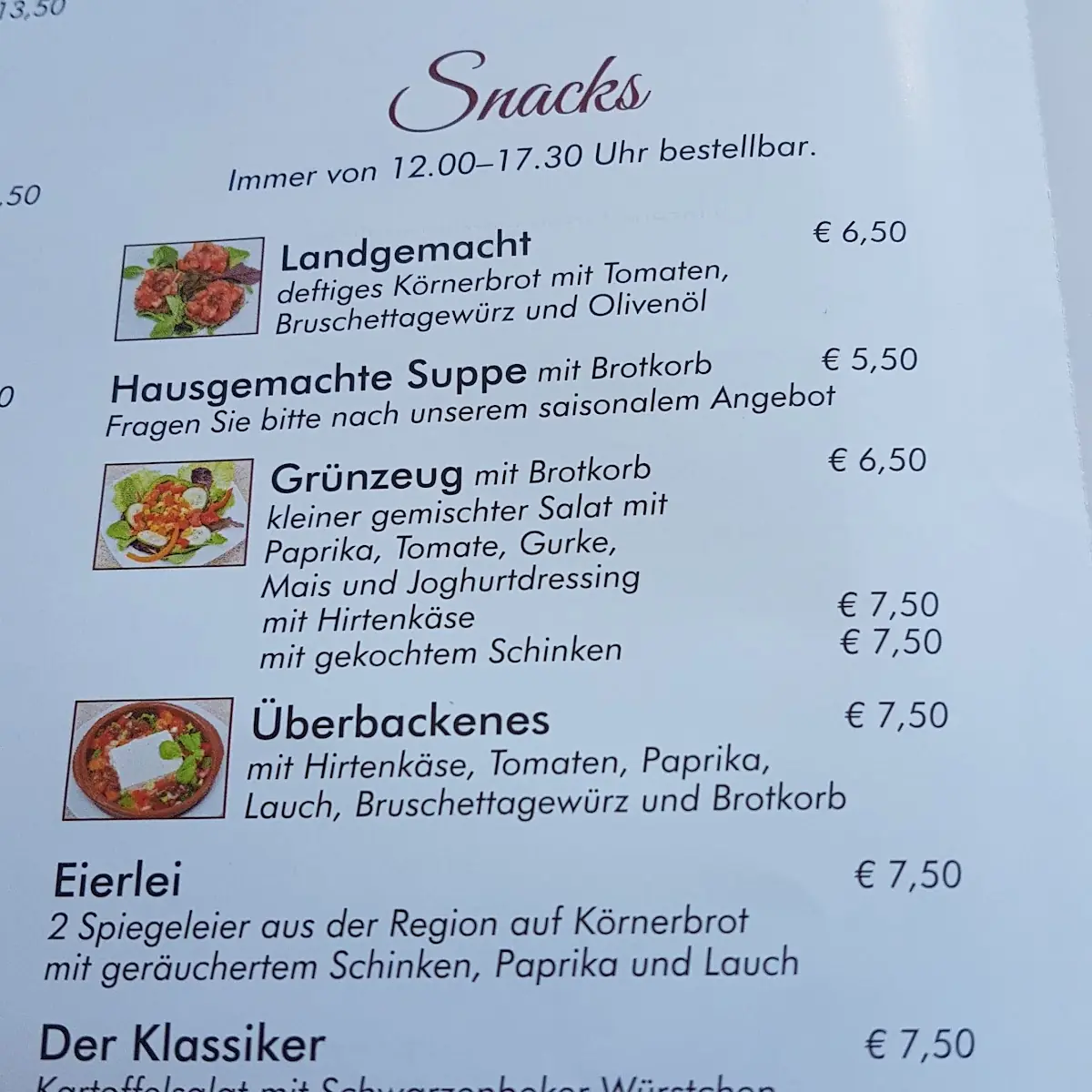 Speisekarte photo 10