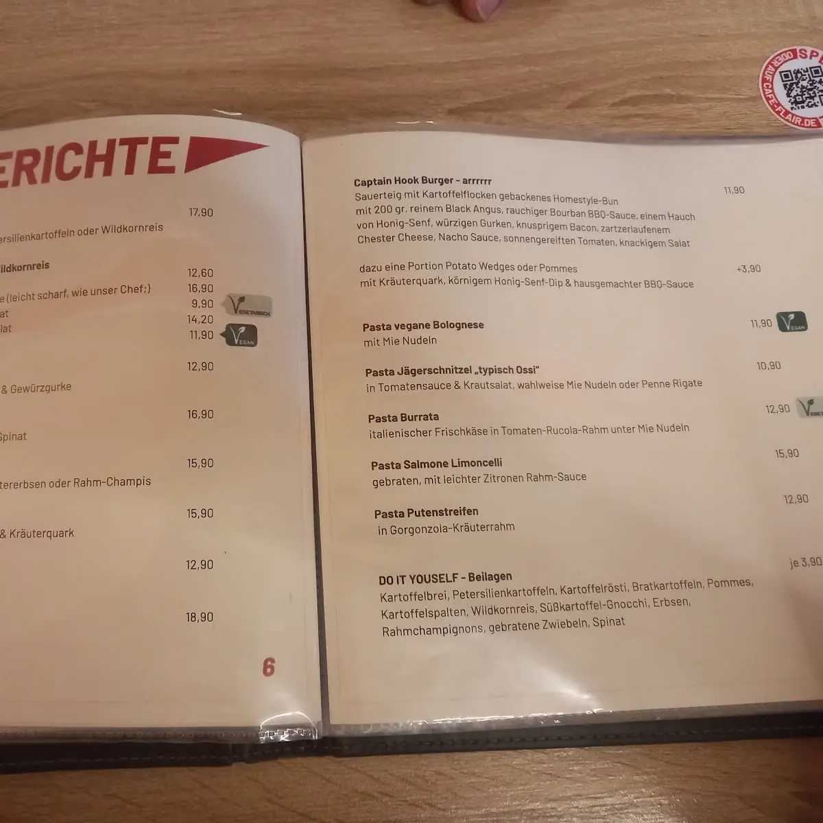 Speisekarte photo 2