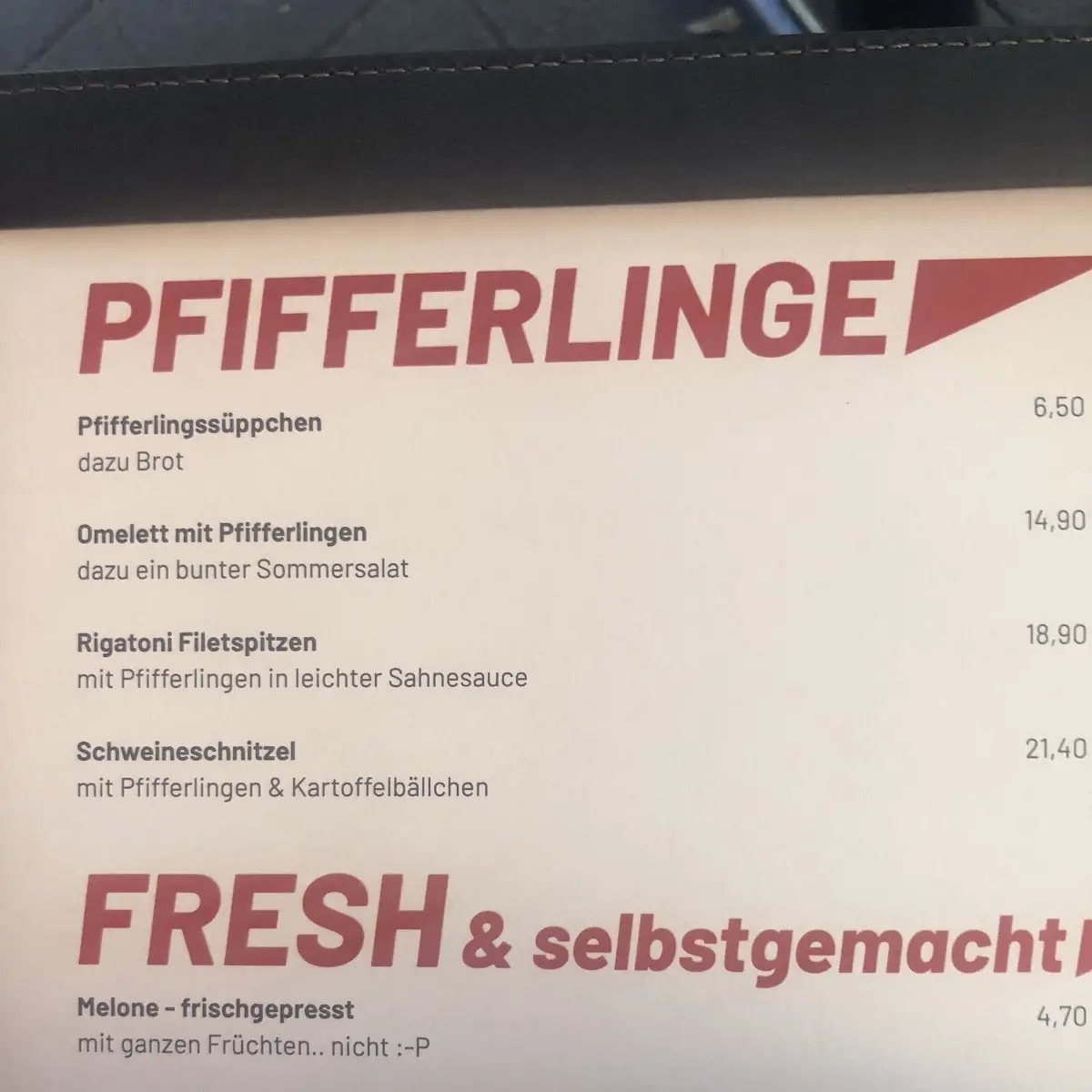Speisekarte photo 3
