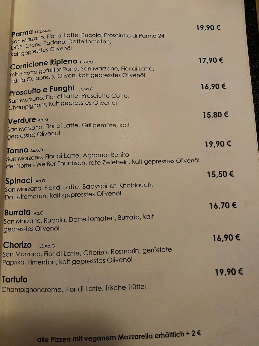 Speisekarte photo 1
