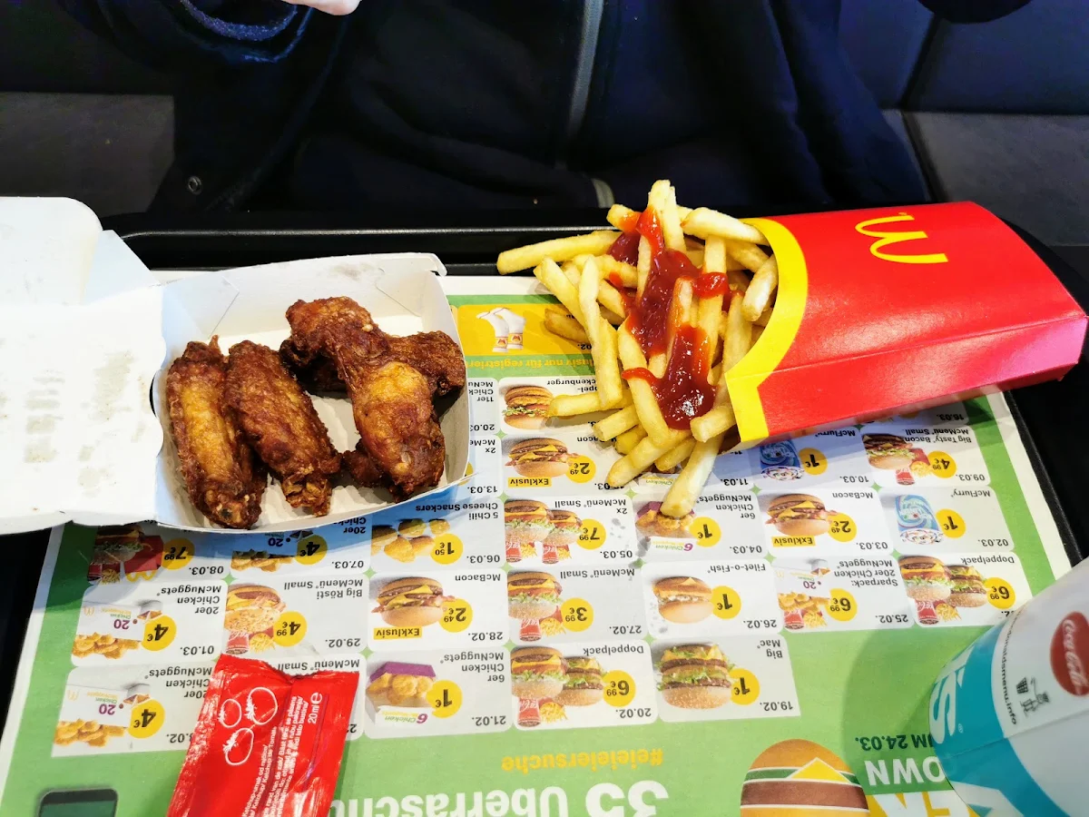 Speisekarte, McDonald's