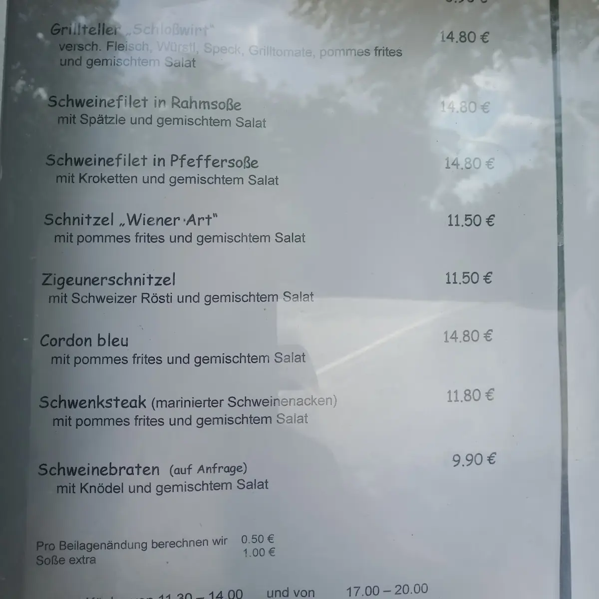 Speisekarte photo 4