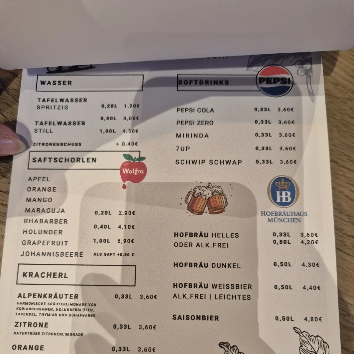Speisekarte photo 2
