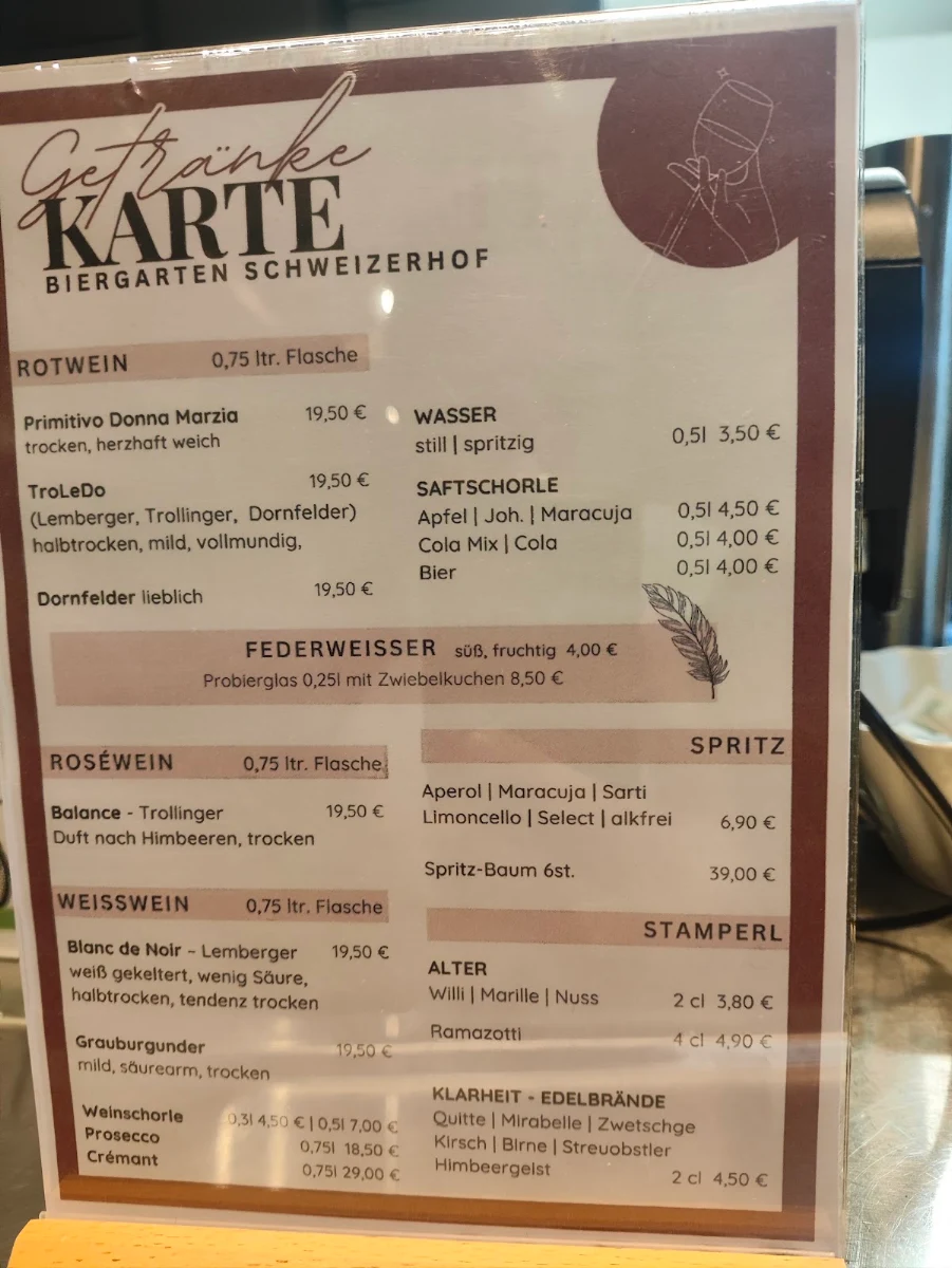 Speisekarte photo 2