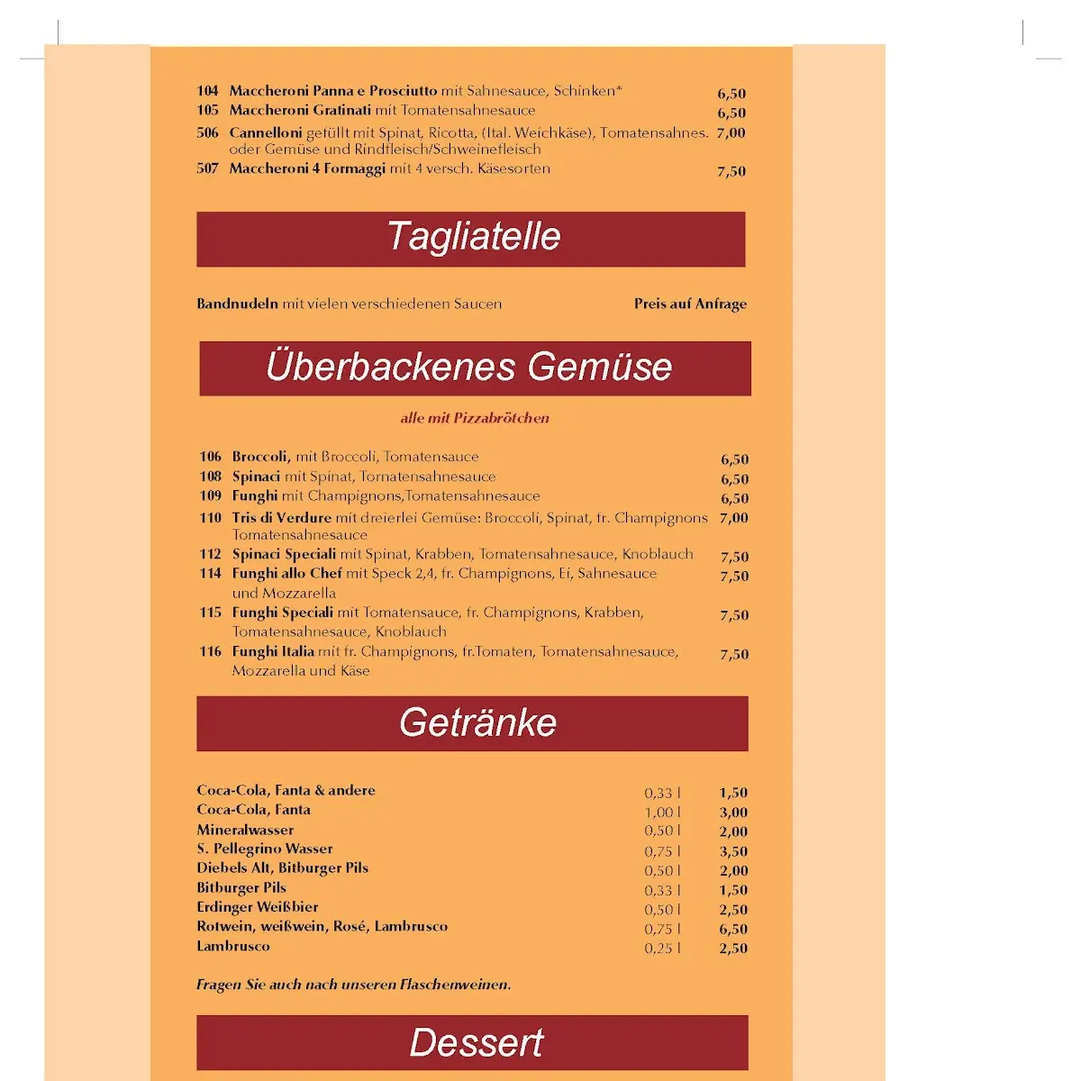 Speisekarte photo 8