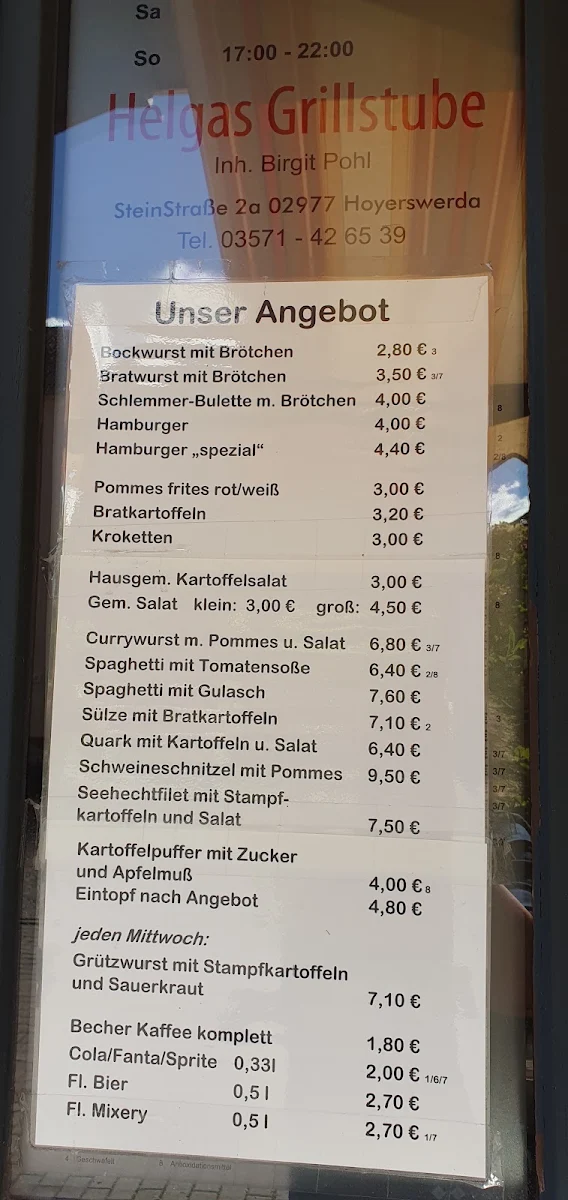 Speisekarte photo 1