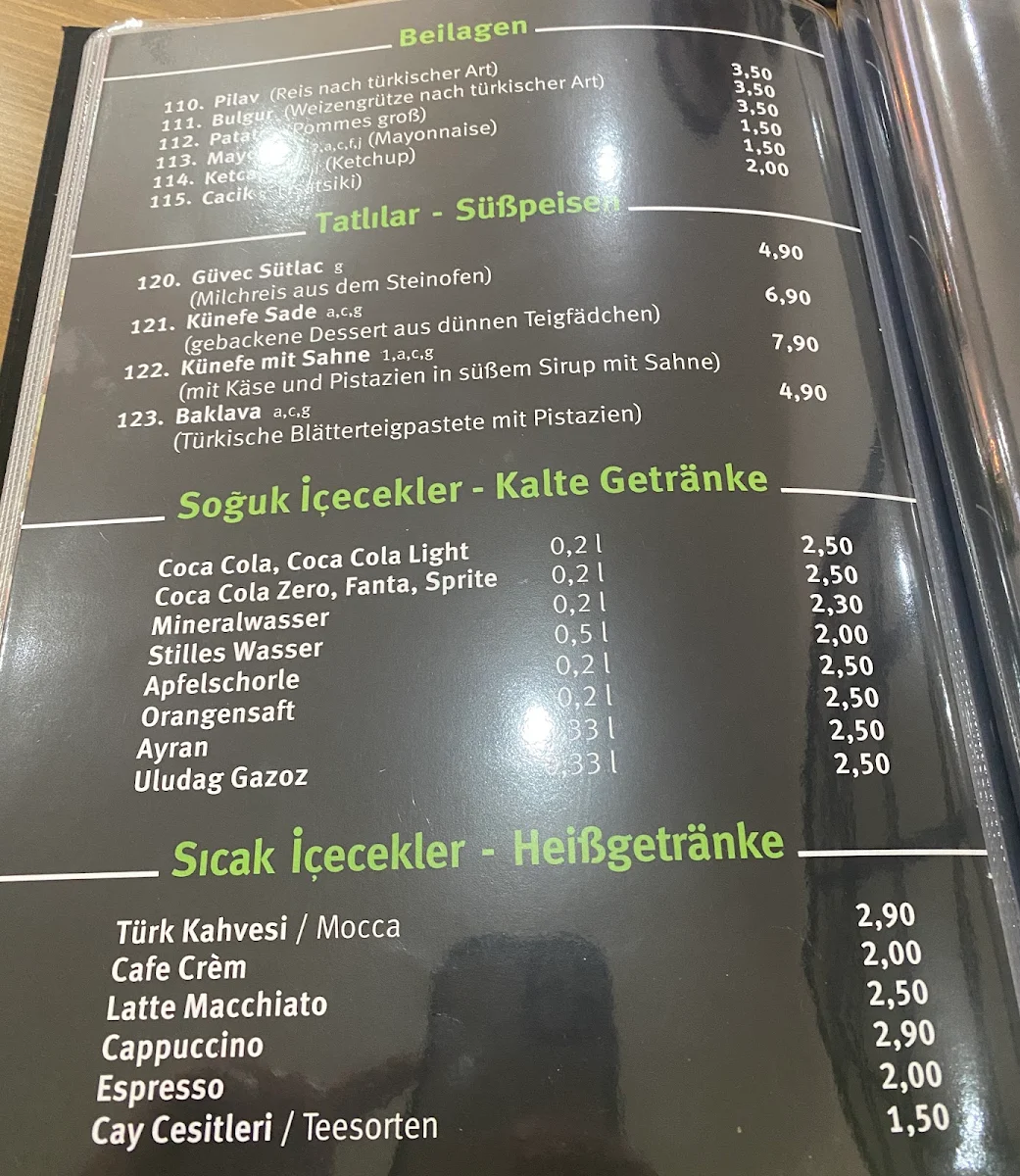 Speisekarte photo 2