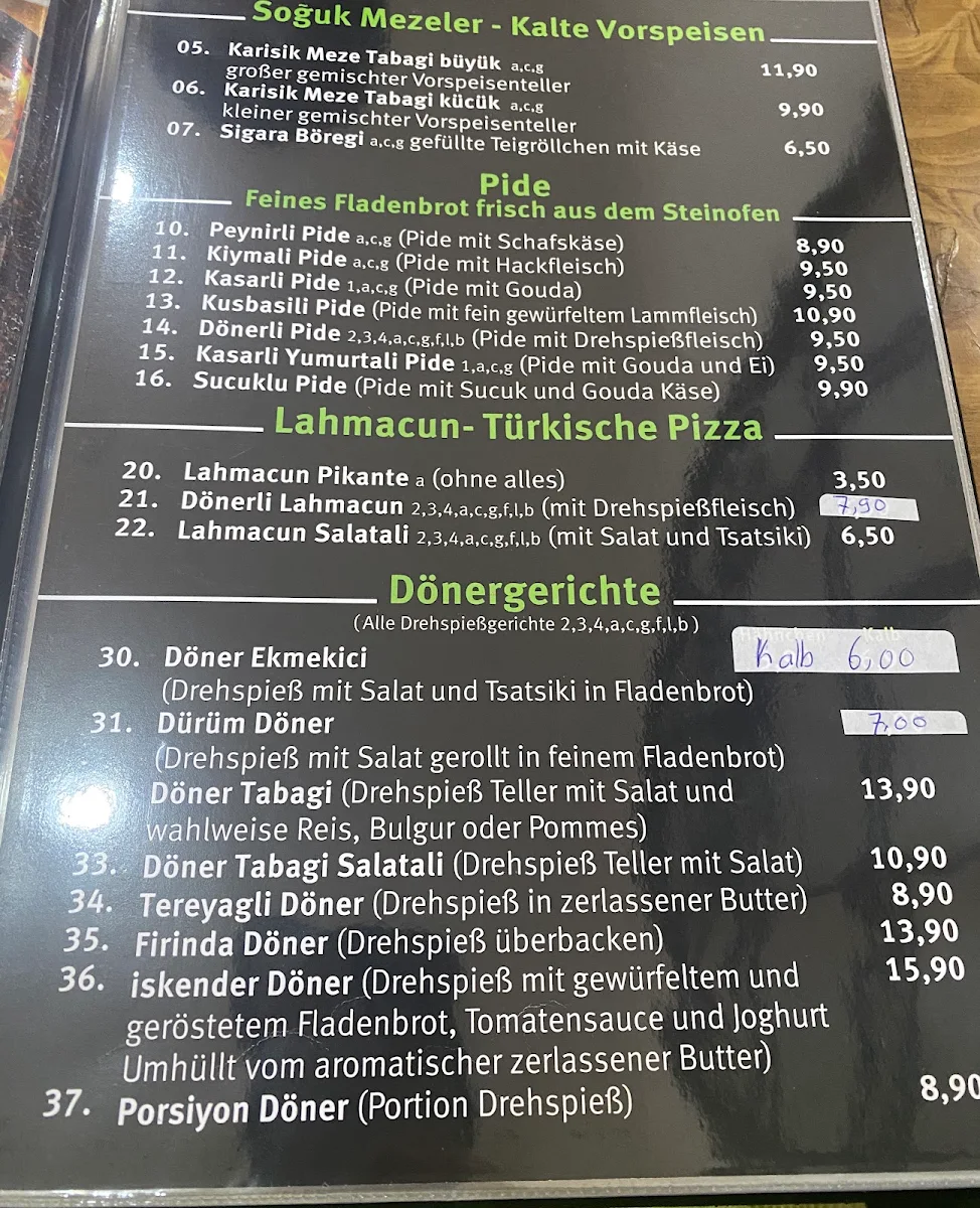 Speisekarte photo 3