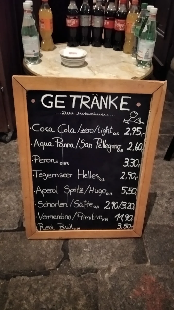 Speisekarte, Café Belstner