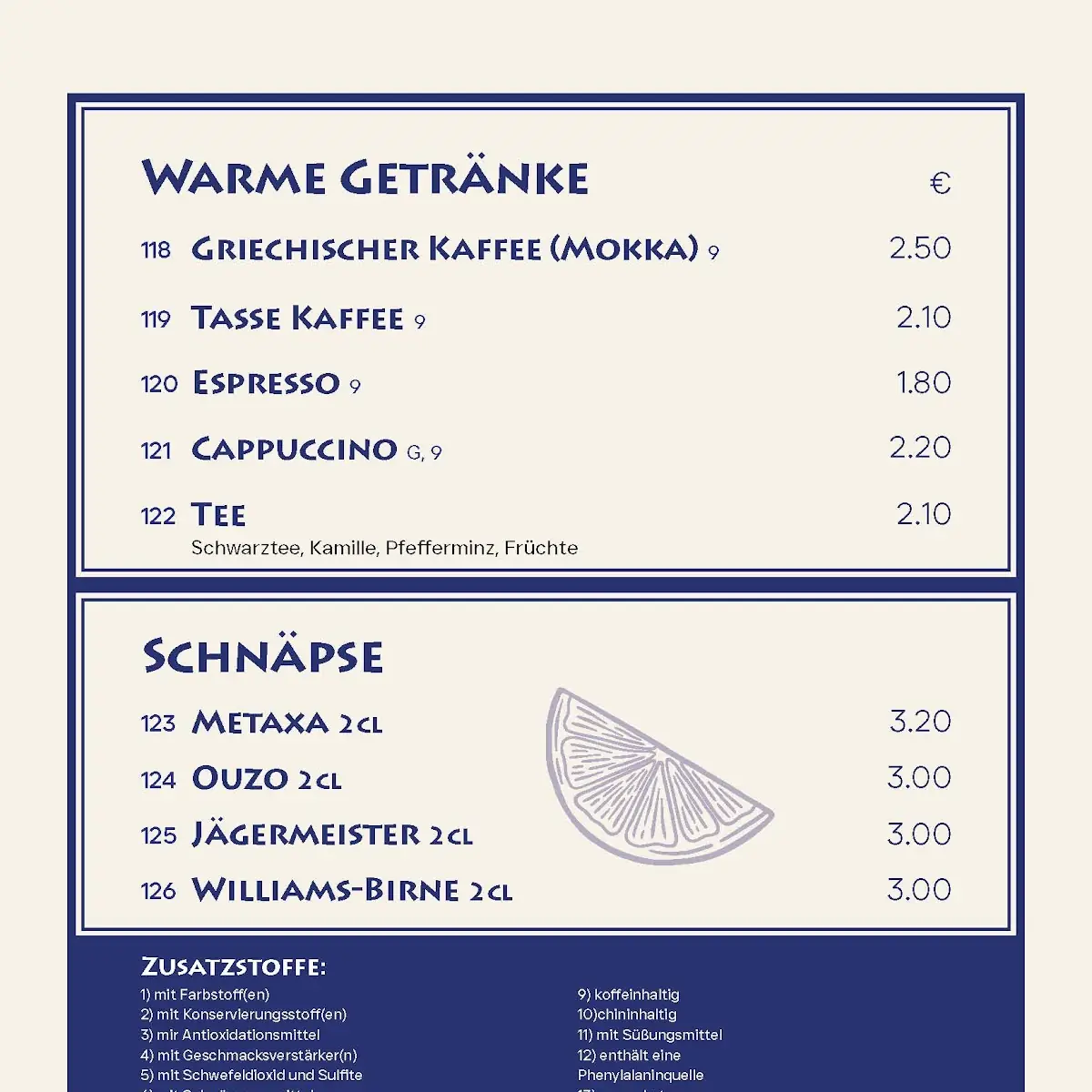 Speisekarte photo 4