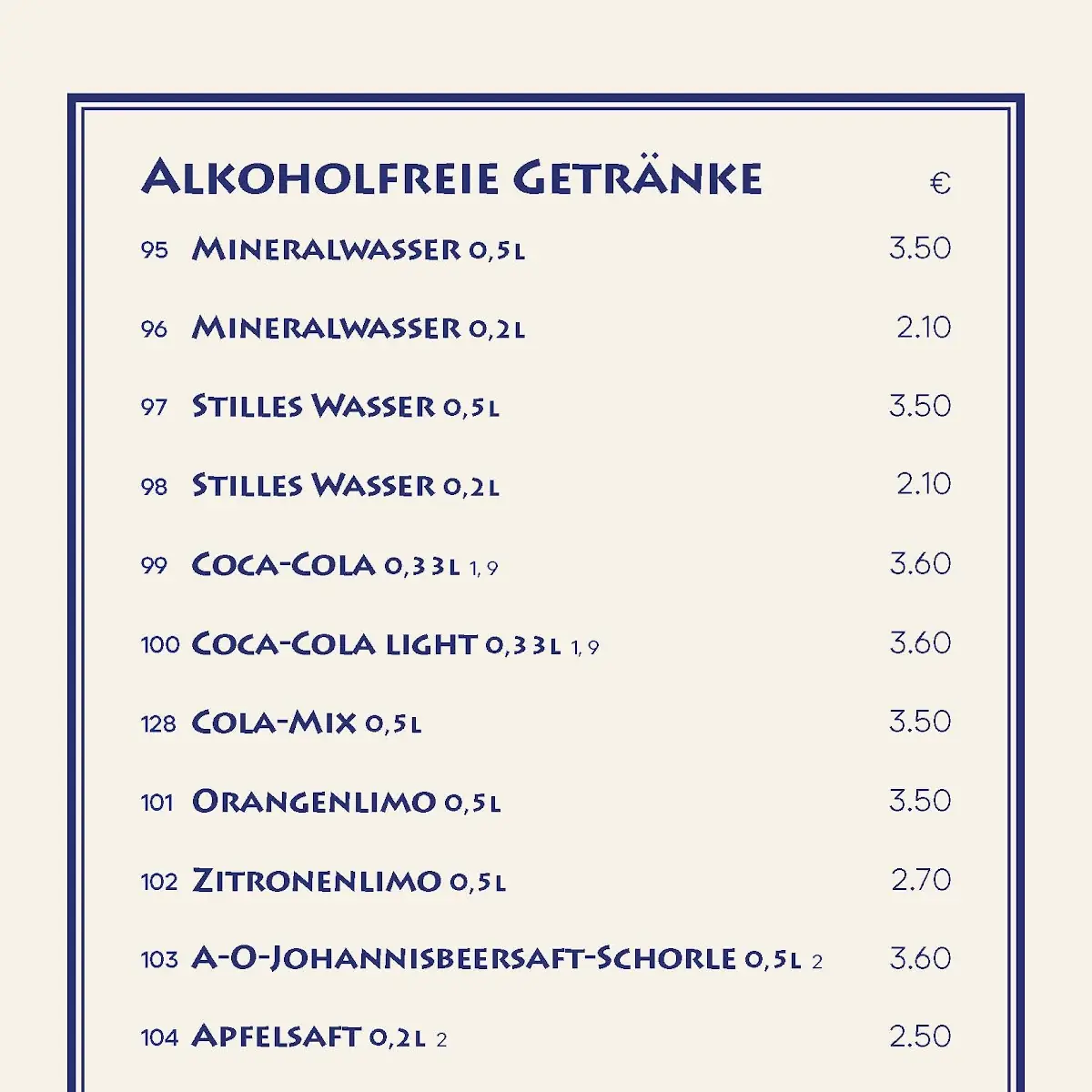Speisekarte photo 6