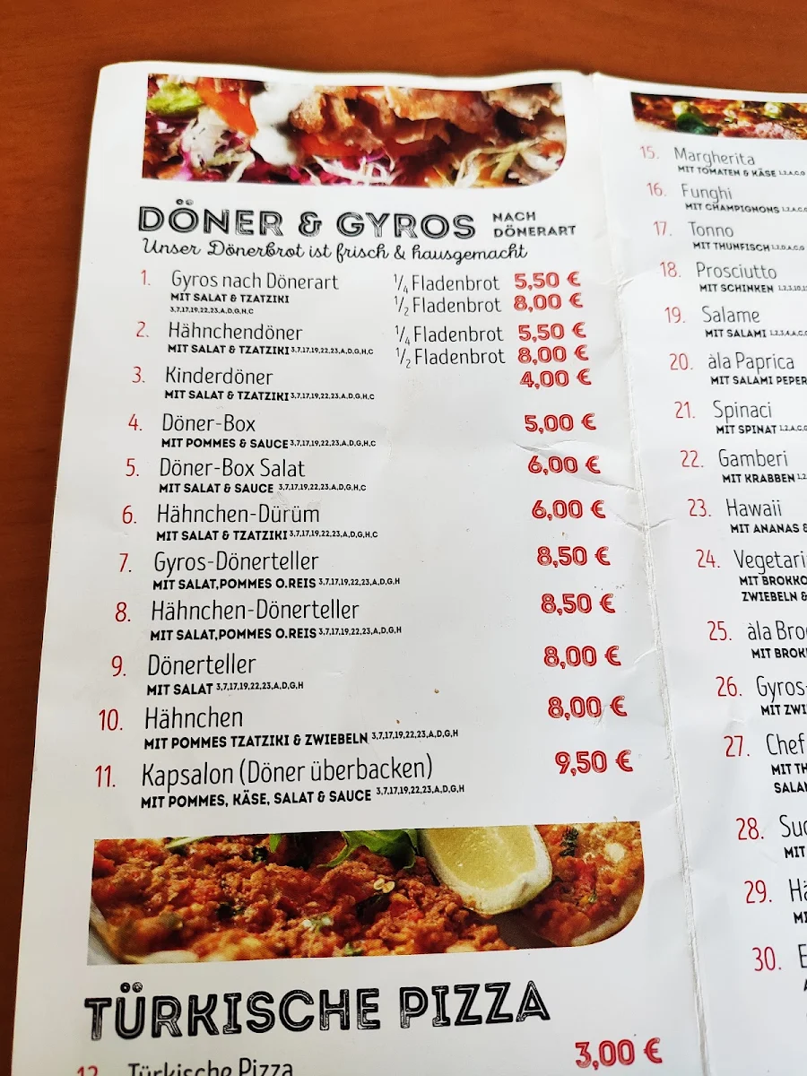 Speisekarte photo 3