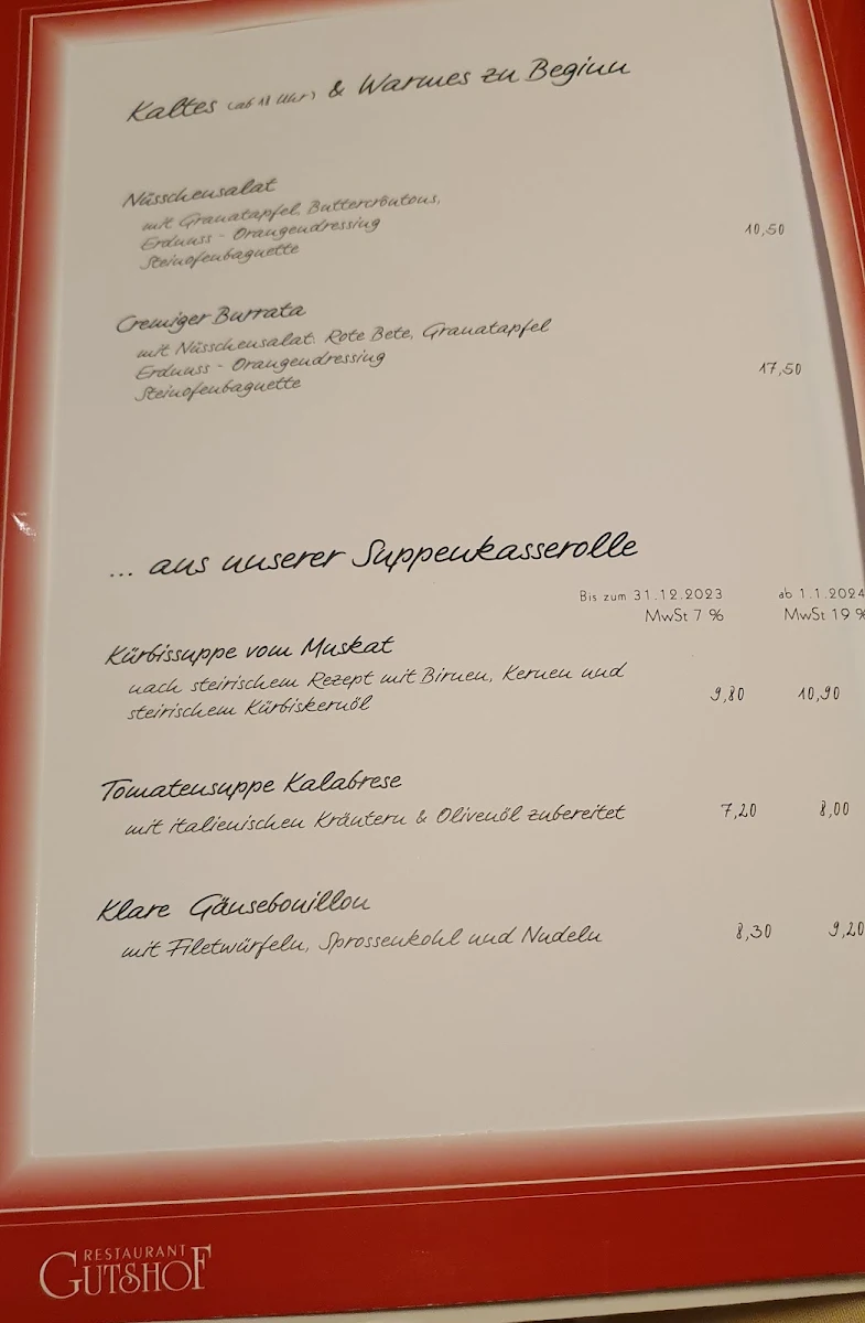 Speisekarte photo 2