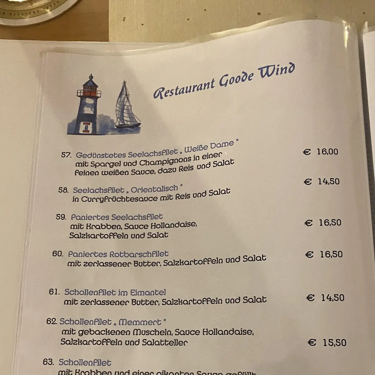 Speisekarte photo 1