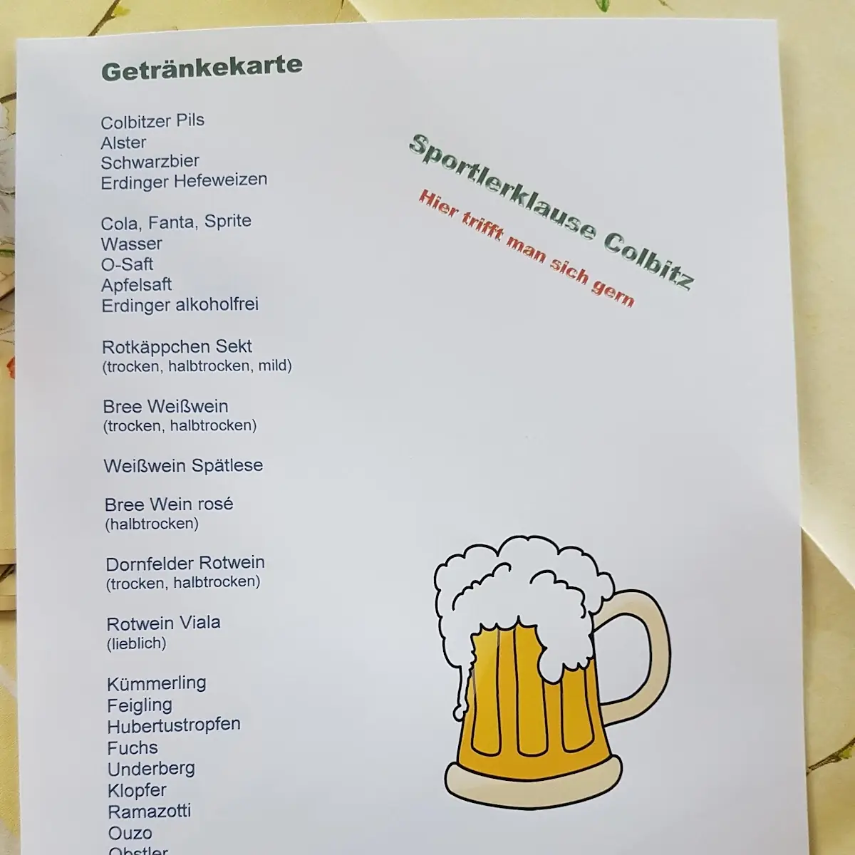 Speisekarte photo 3
