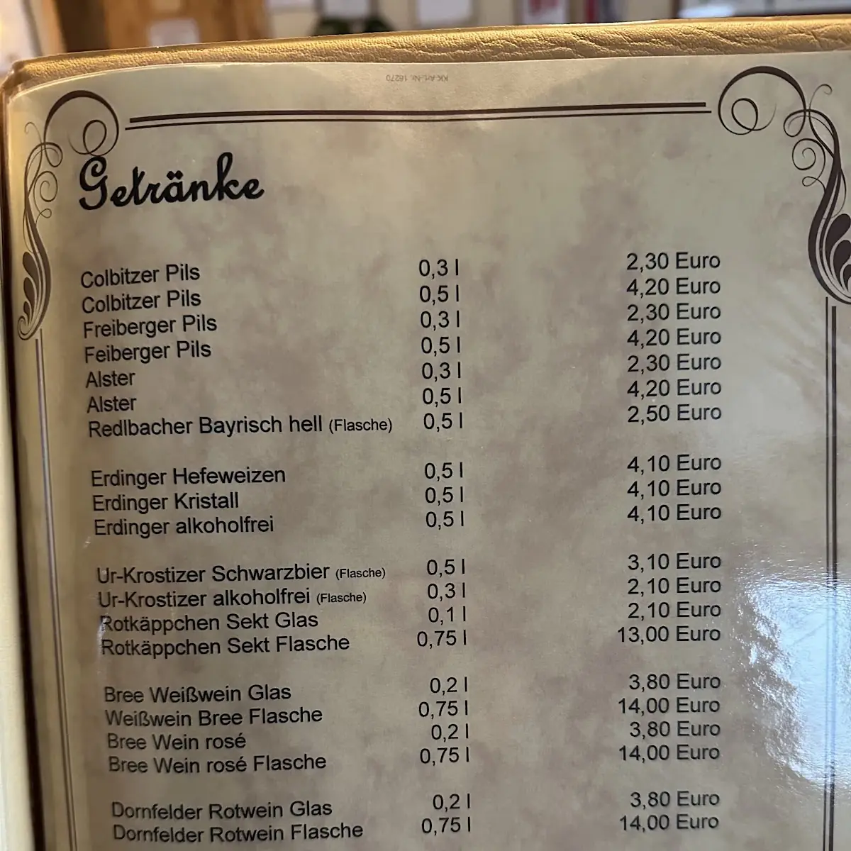 Speisekarte photo 6