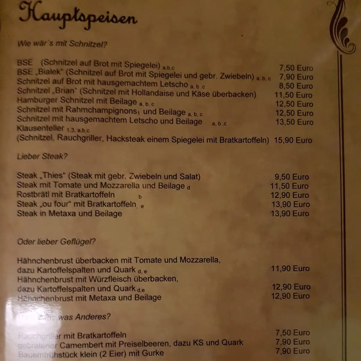 Speisekarte photo 7