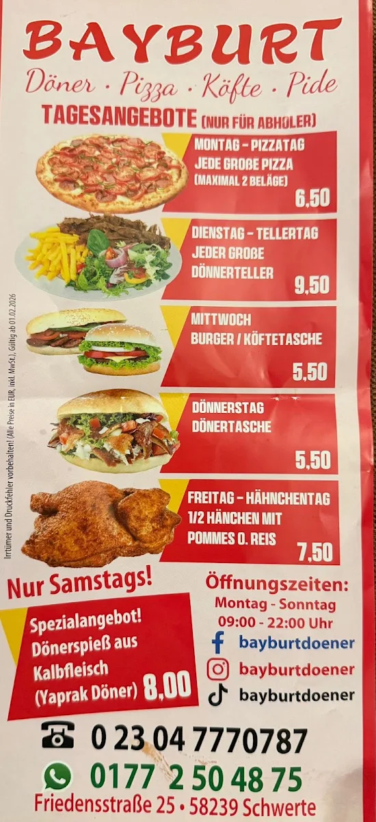 Speisekarte photo 4