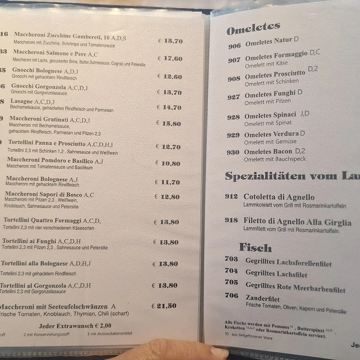 Speisekarte photo 3