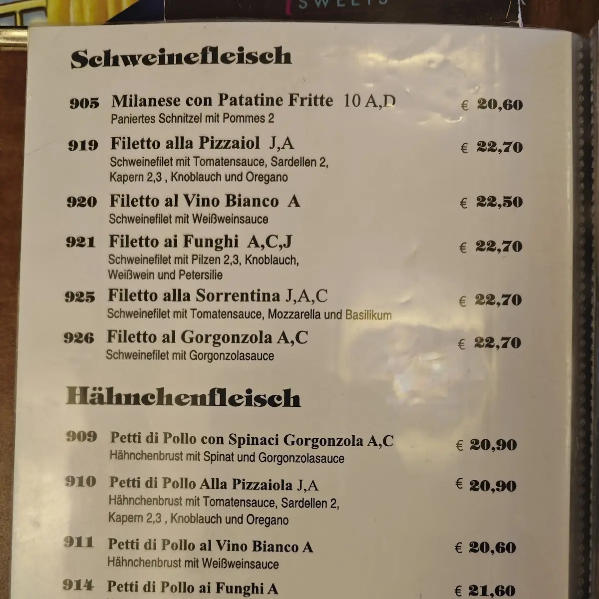 Speisekarte photo 9