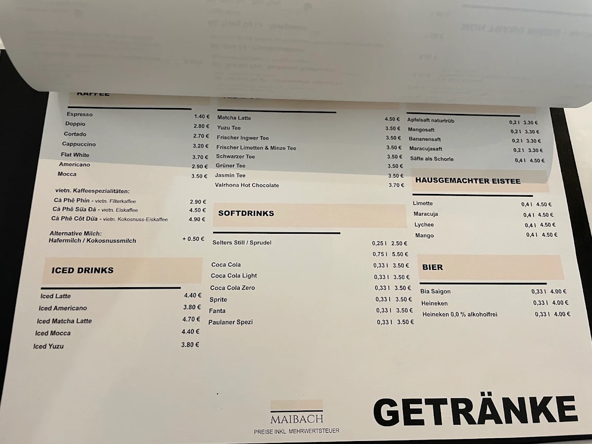 Speisekarte photo 2