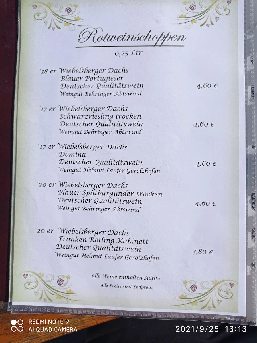 Speisekarte photo 1