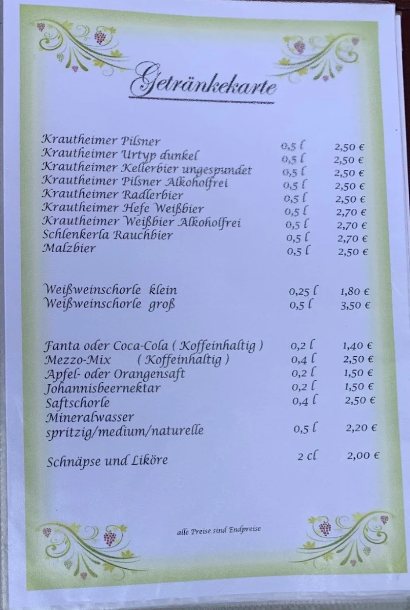 Speisekarte photo 8