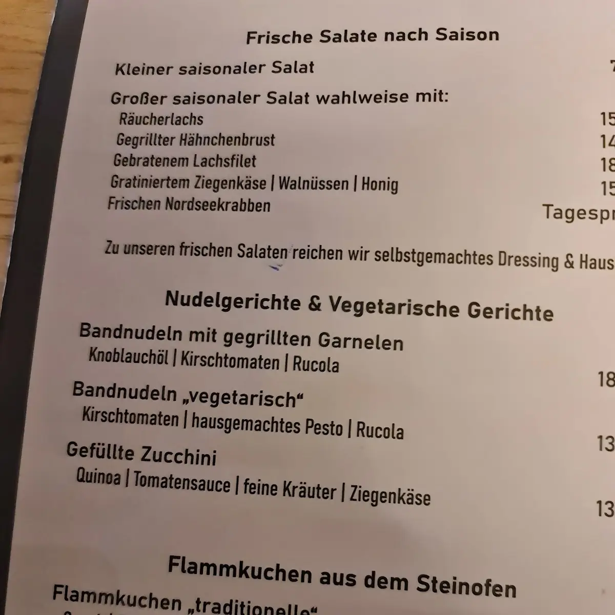 Speisekarte photo 4