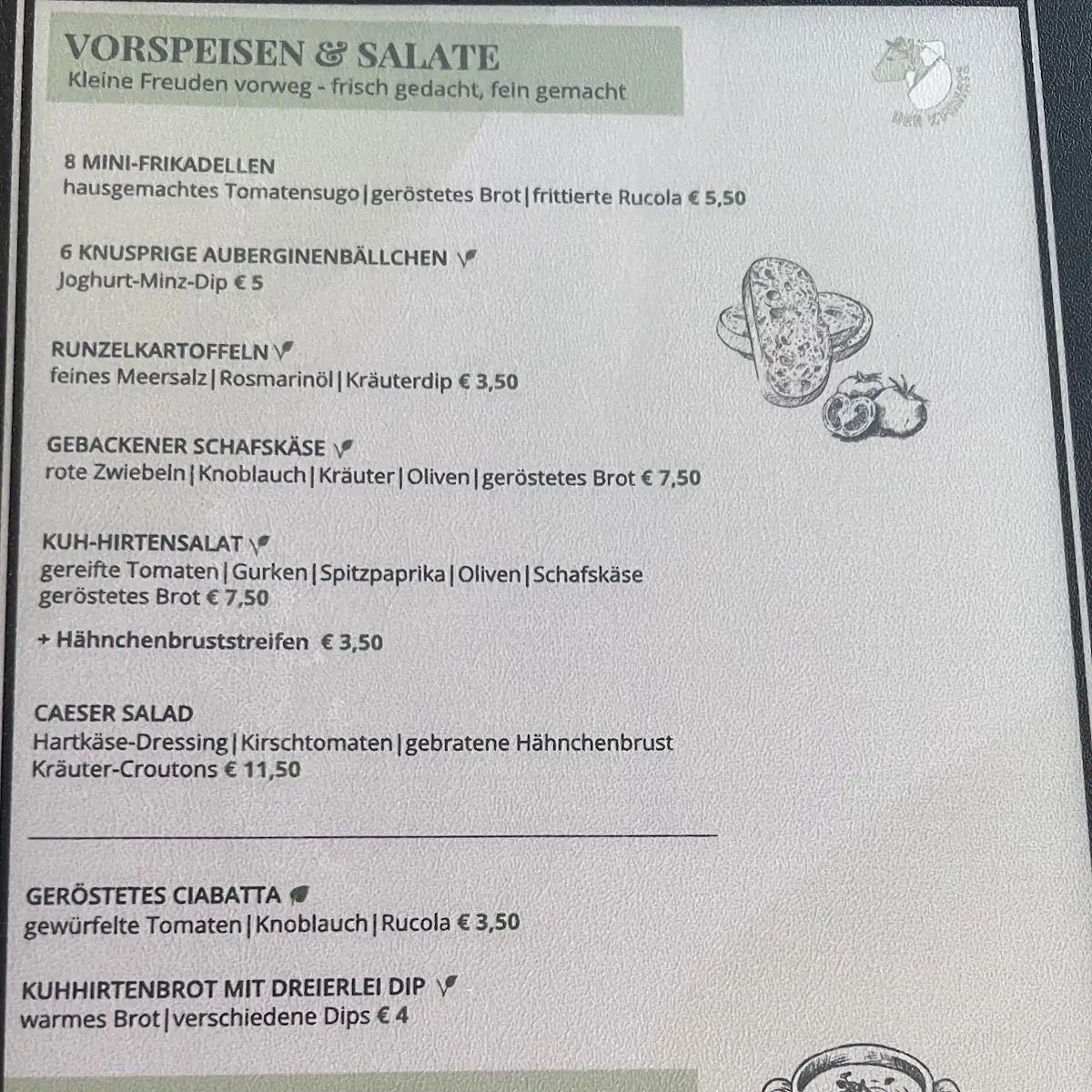 Speisekarte photo 1